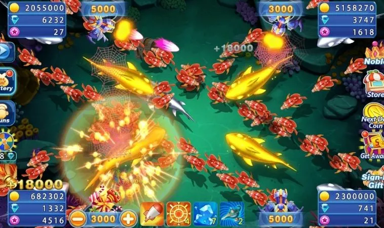 Các loại cá trong game Bắn Cá Đại Dương tại FUN88