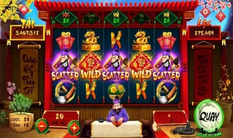 Bí Quyết Chinh Phục Nổ Hũ Ông Đồ Tại FUN88 2 Giao diện đồ họa nổ hũ Ông Đồ tại FUN88 thiết kế bắt mắt